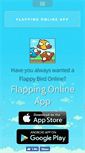 Mobile Screenshot of flappingonline.com